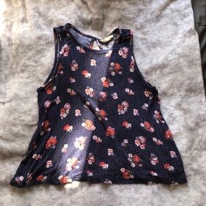 Flowy floral tank top